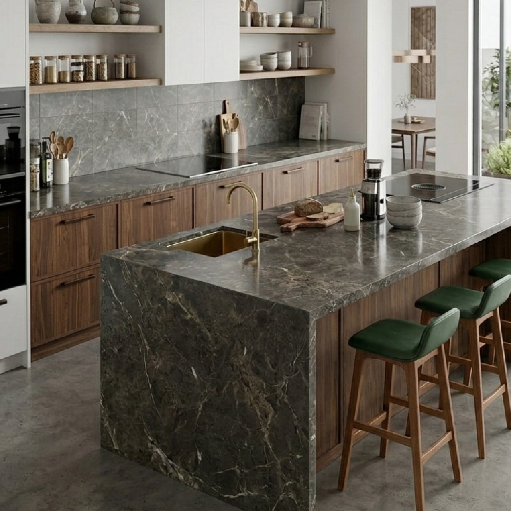PORC. RF MIJARES GREY GLOSS INFINICER L4 60X120 9MM EXT 1.44 - Imagen 2